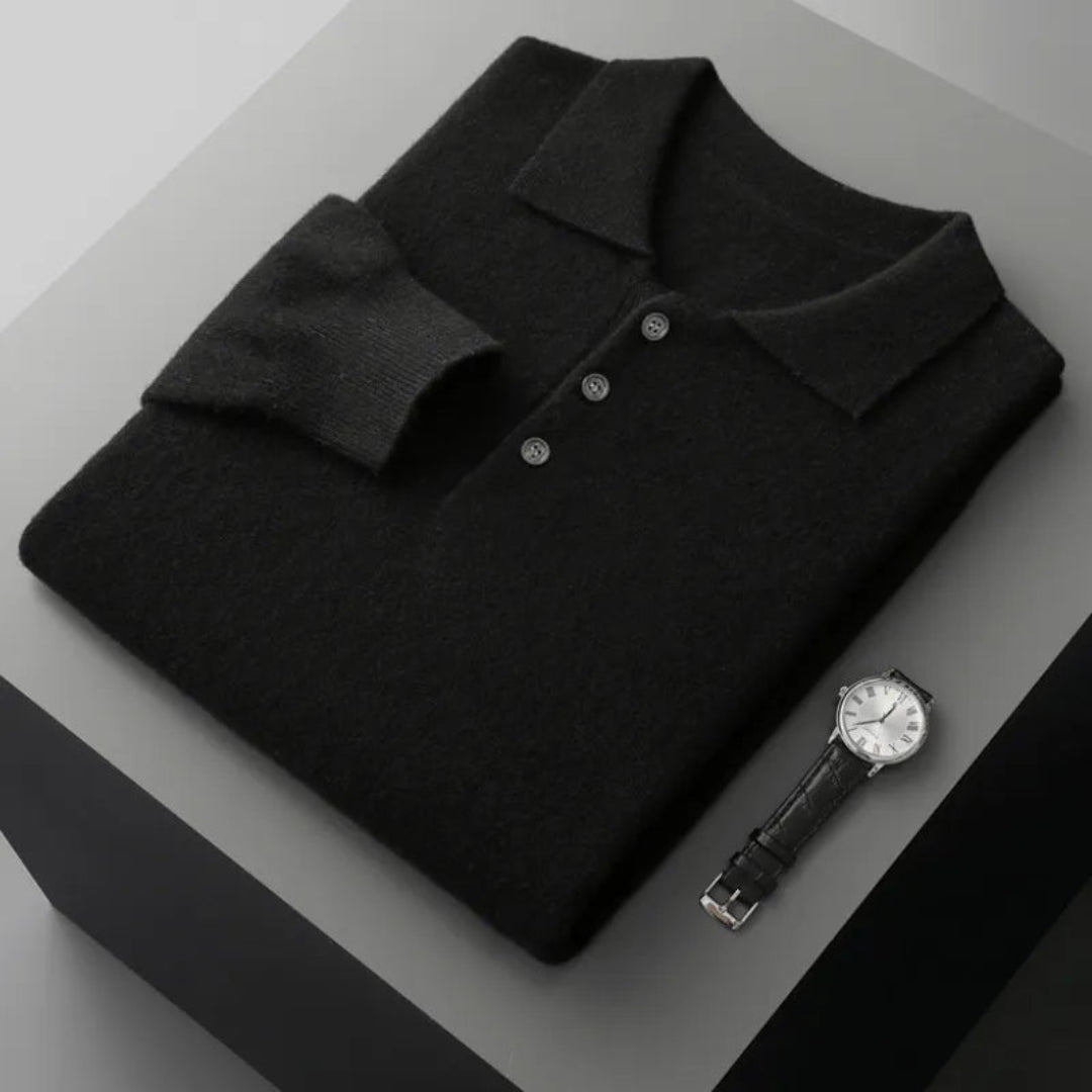 Tristan Wool Knit Polo