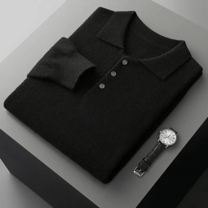 Tristan Wool Knit Polo