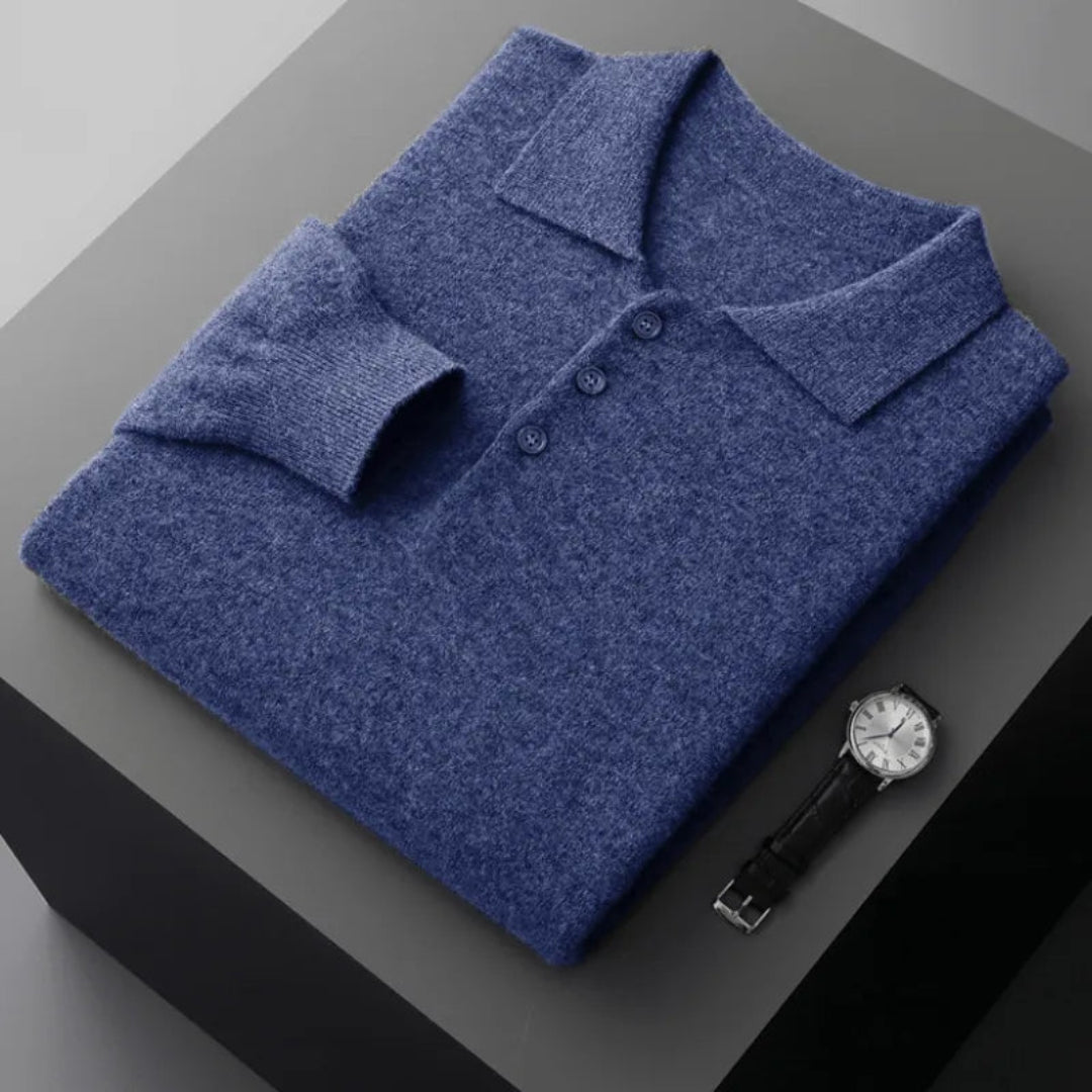Tristan Wool Knit Polo