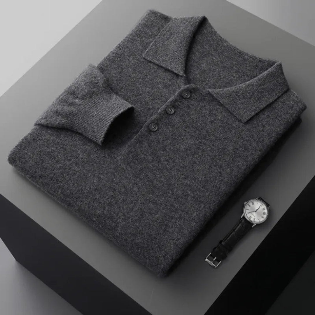 Tristan Wool Knit Polo