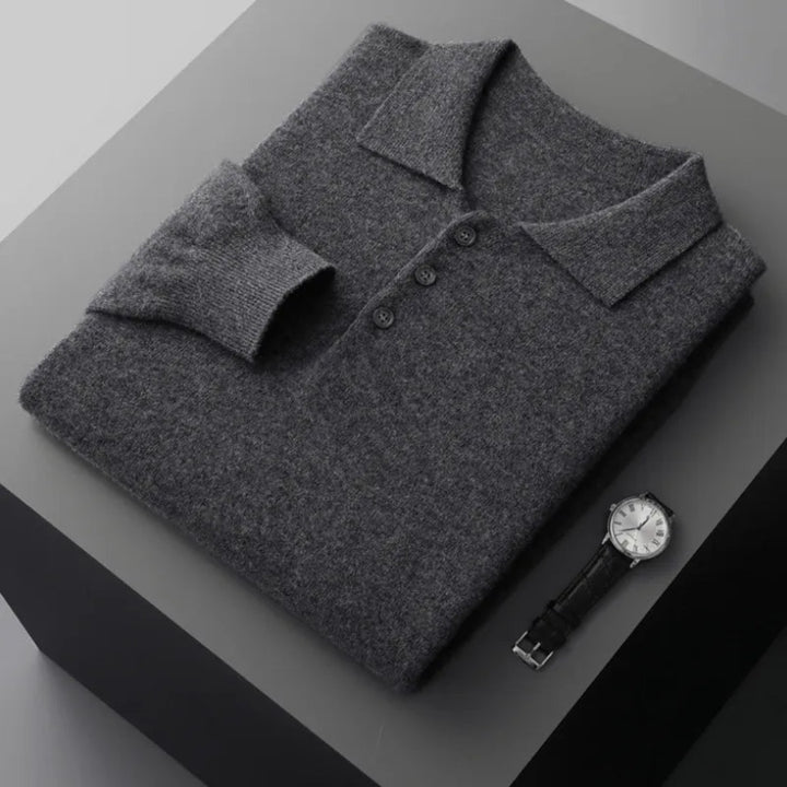 Tristan Wool Knit Polo