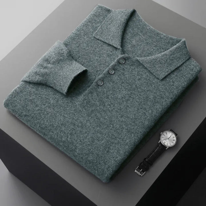 Tristan Wool Knit Polo