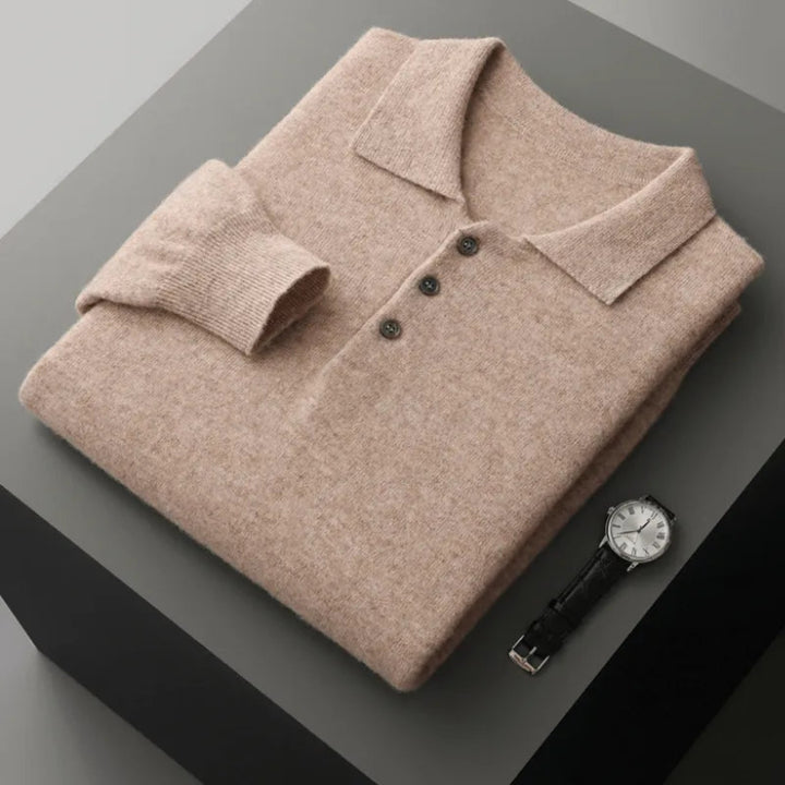 Tristan Wool Knit Polo