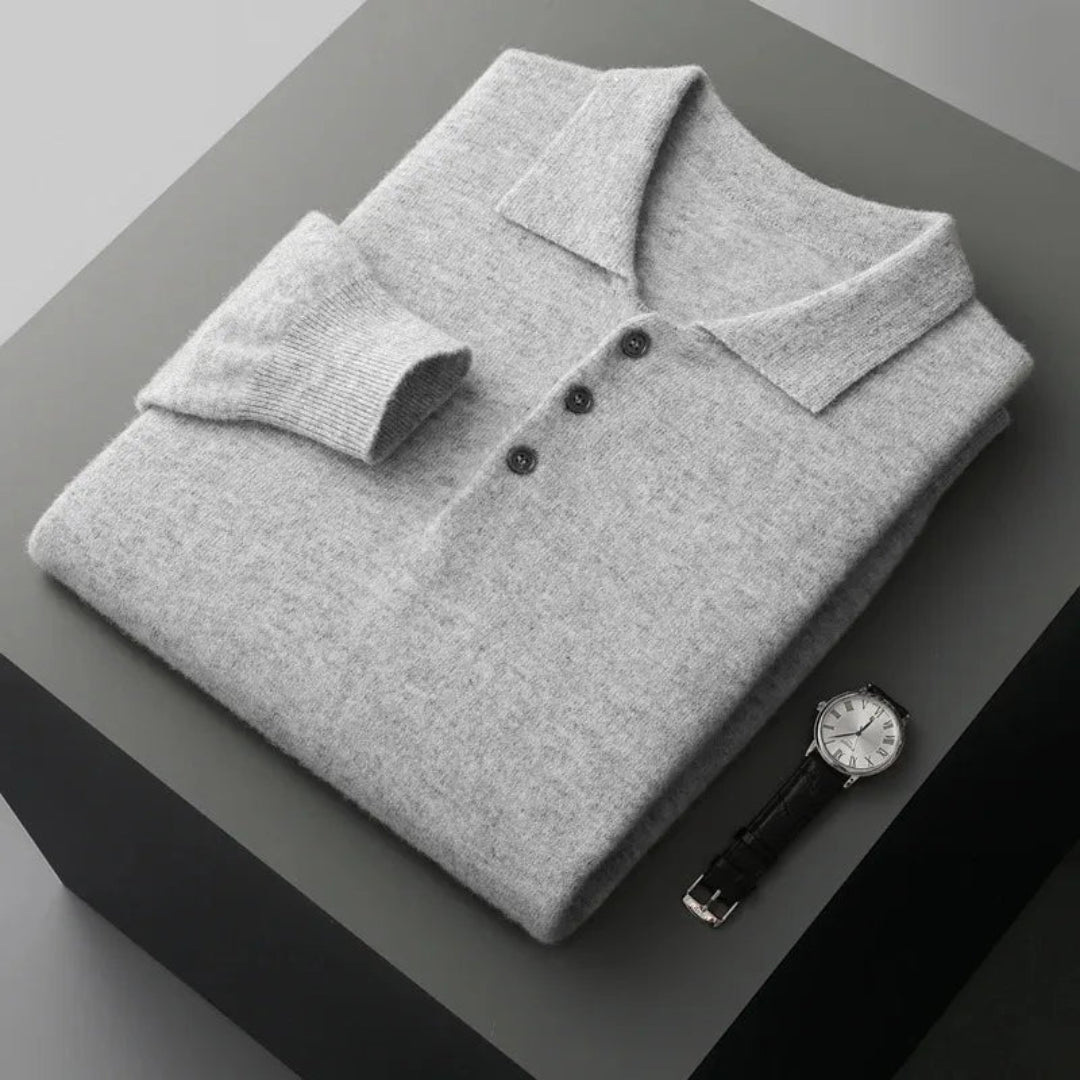 Tristan Wool Knit Polo