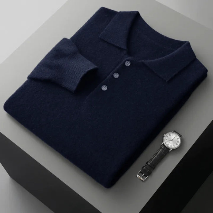 Tristan Wool Knit Polo