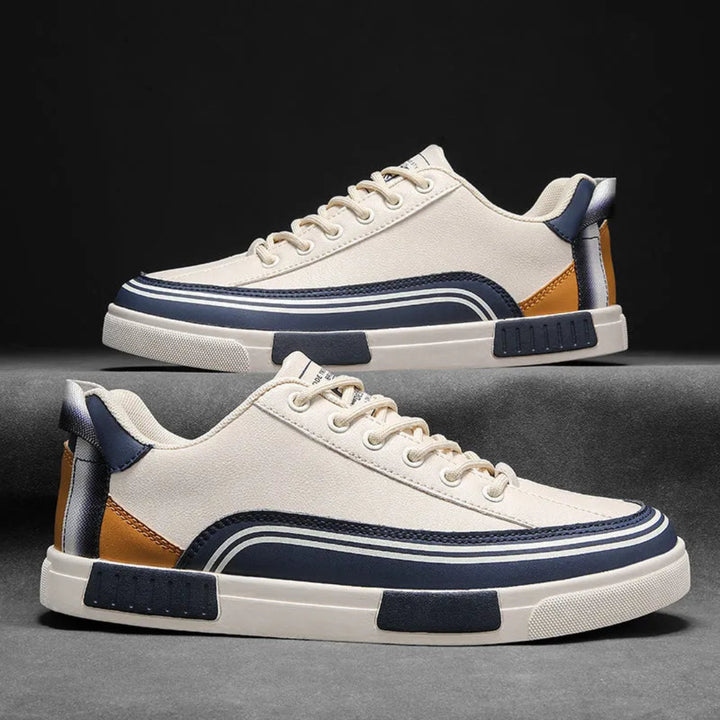 Tyga Panel Leather Sneakers