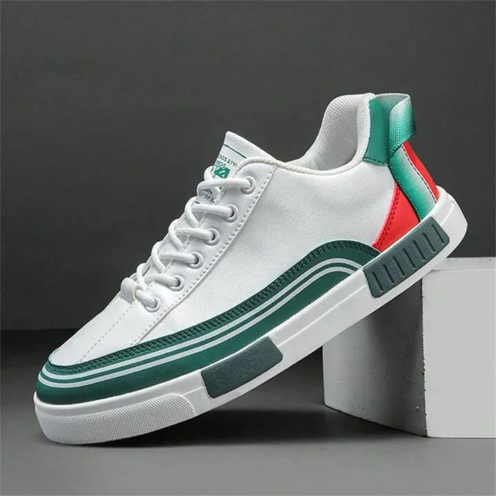 Tyga Panel Leather Sneakers
