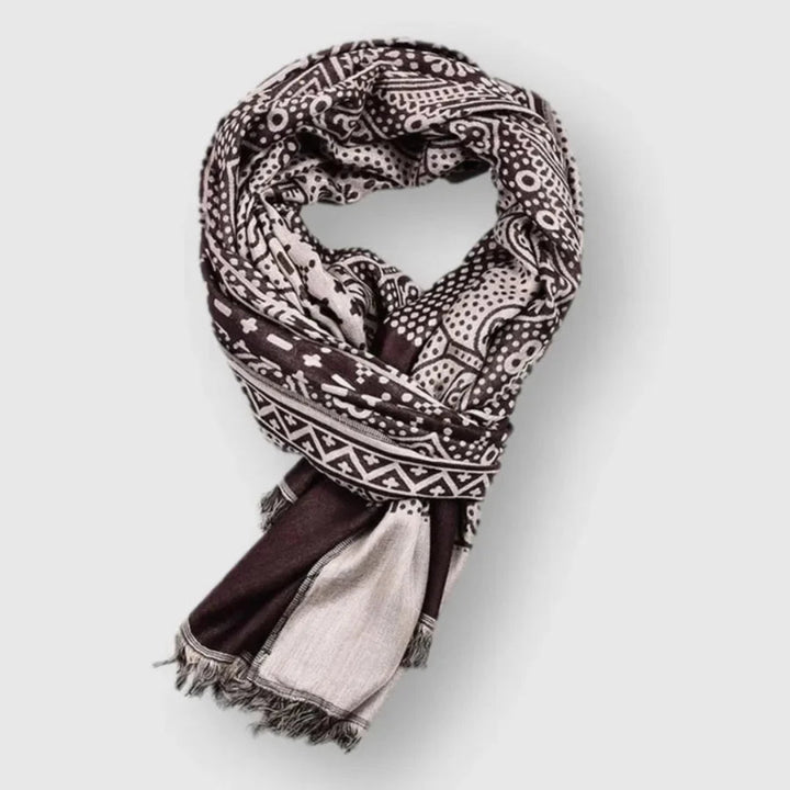 Unisex Patterned Cotton Scarf