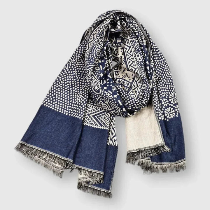 Unisex Patterned Cotton Scarf