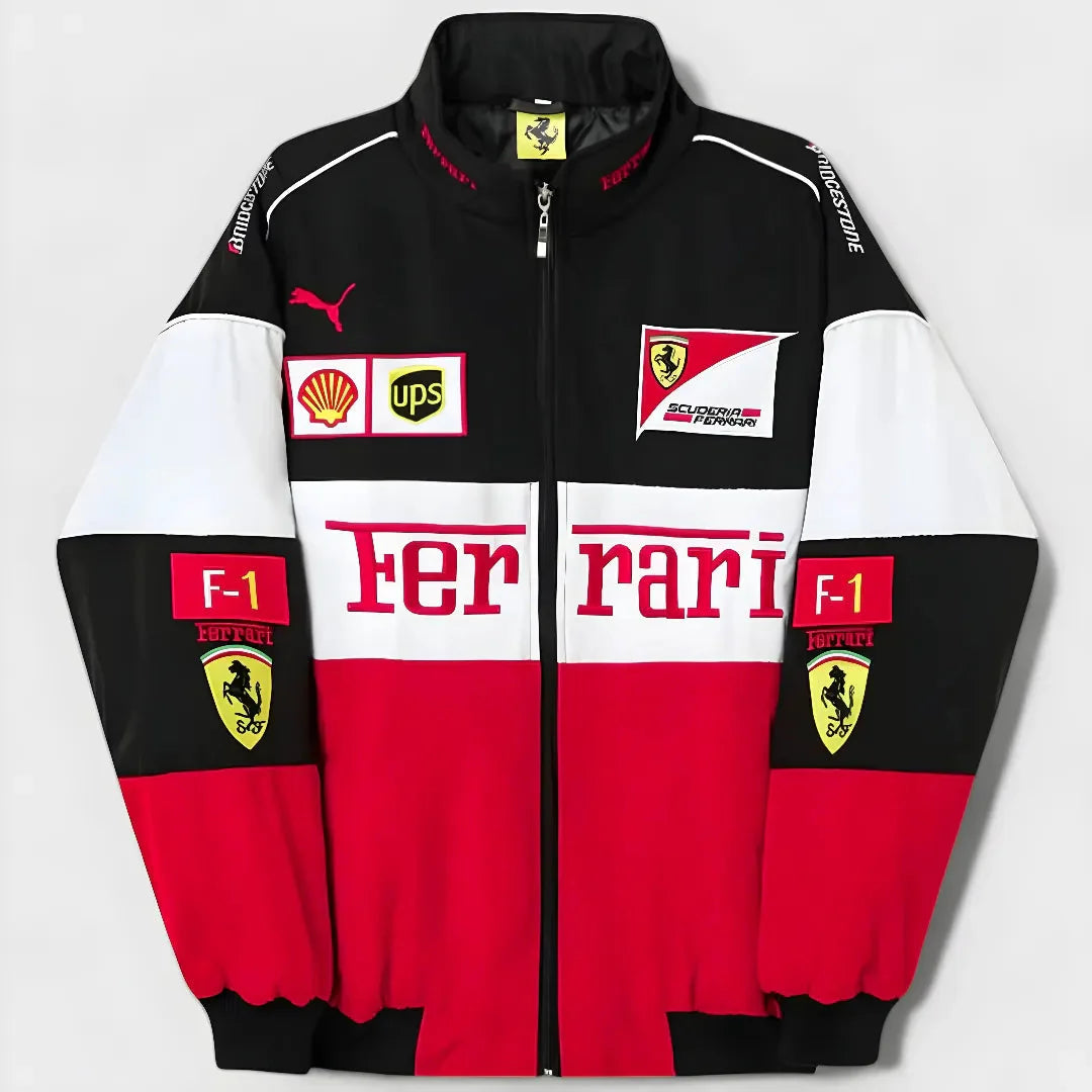 Unisex Vintage Ferrari Racing Jacket
