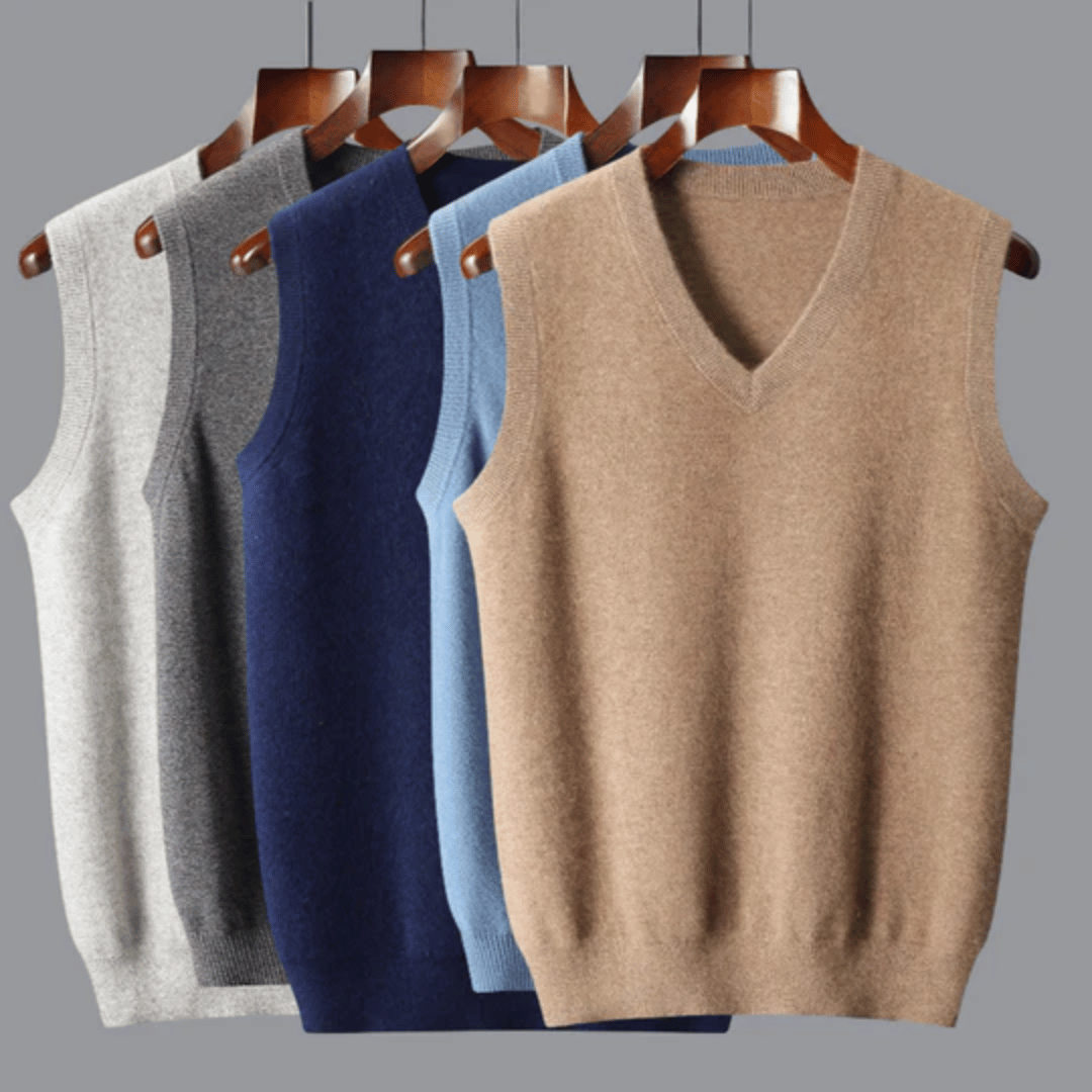 The Amari Cashmere Vest