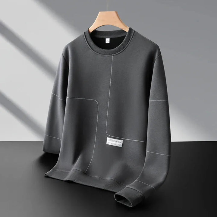 Valerio Round Neck Striped Sweatshirt