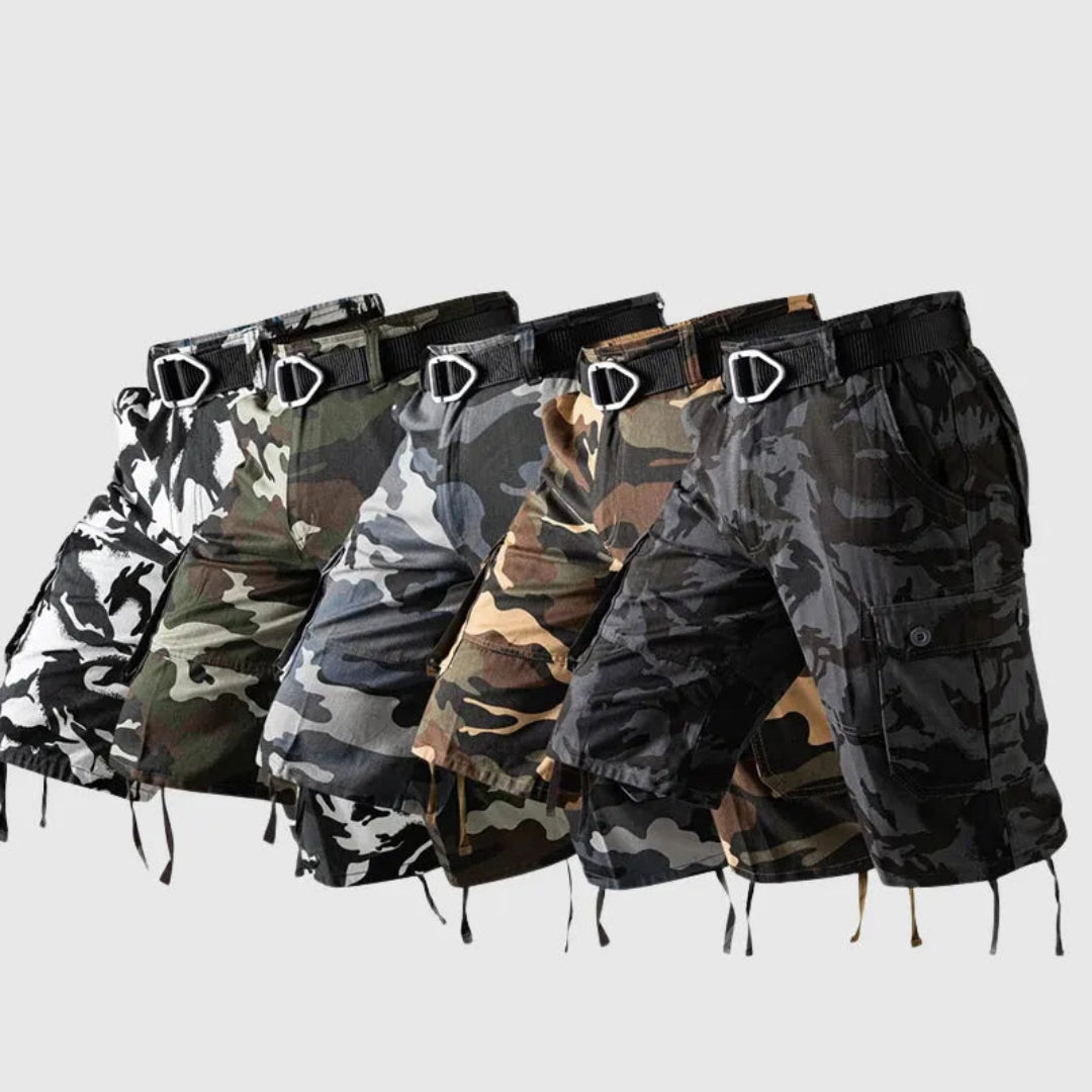 Van Knee-Length Camo Cargo Shorts
