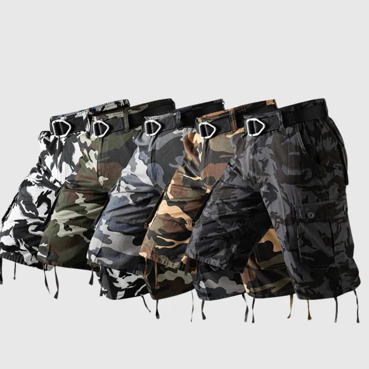 Van Knee-Length Camo Cargo Shorts