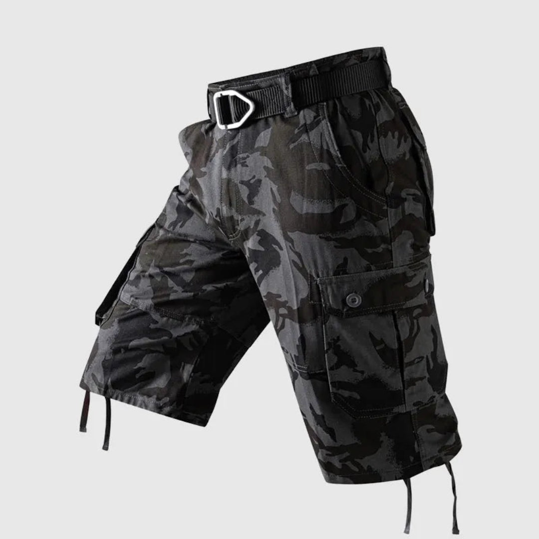 Van Knee-Length Camo Cargo Shorts