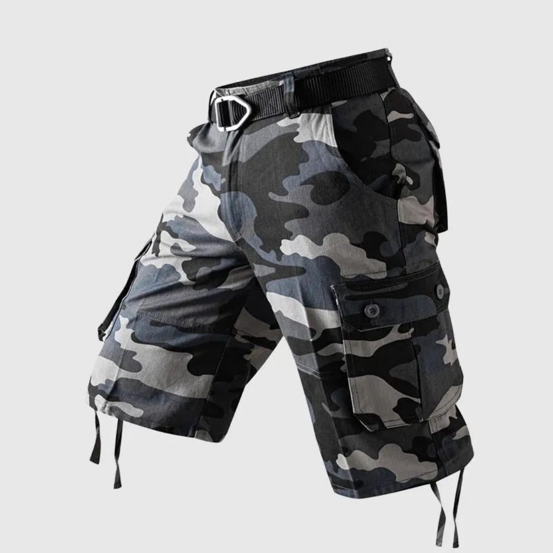 Van Knee-Length Camo Cargo Shorts
