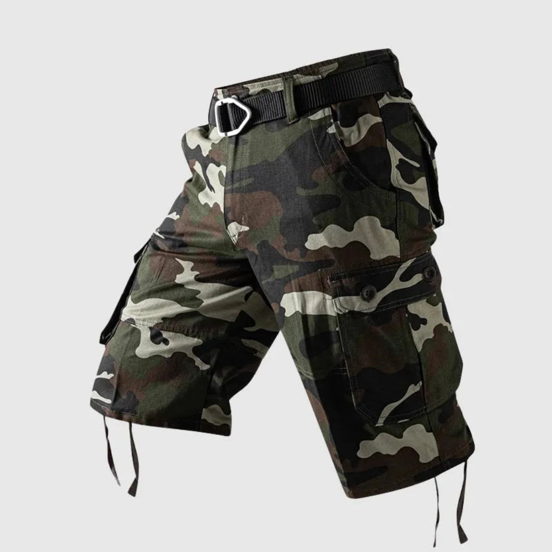 Van Knee-Length Camo Cargo Shorts
