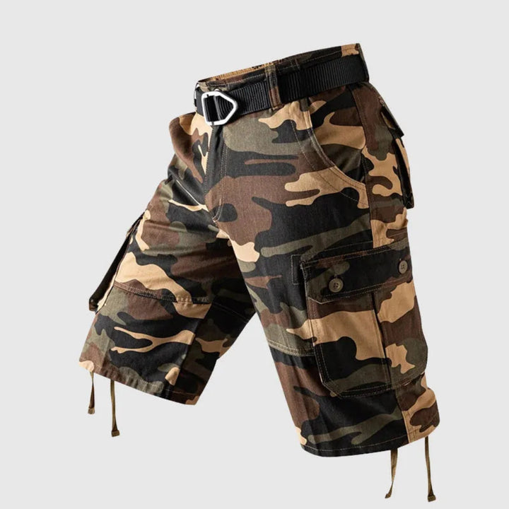Van Knee-Length Camo Cargo Shorts