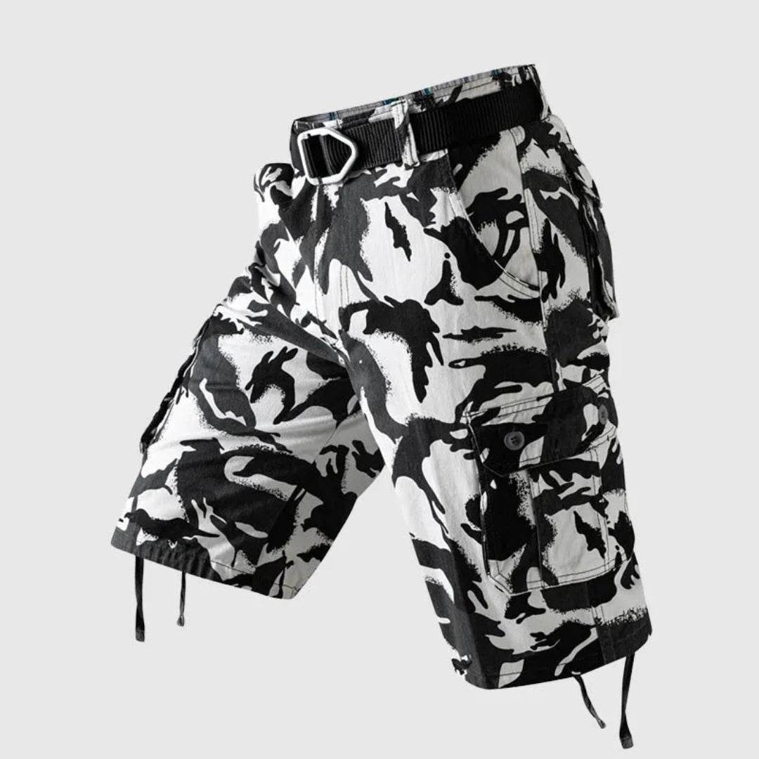 Van Knee-Length Camo Cargo Shorts
