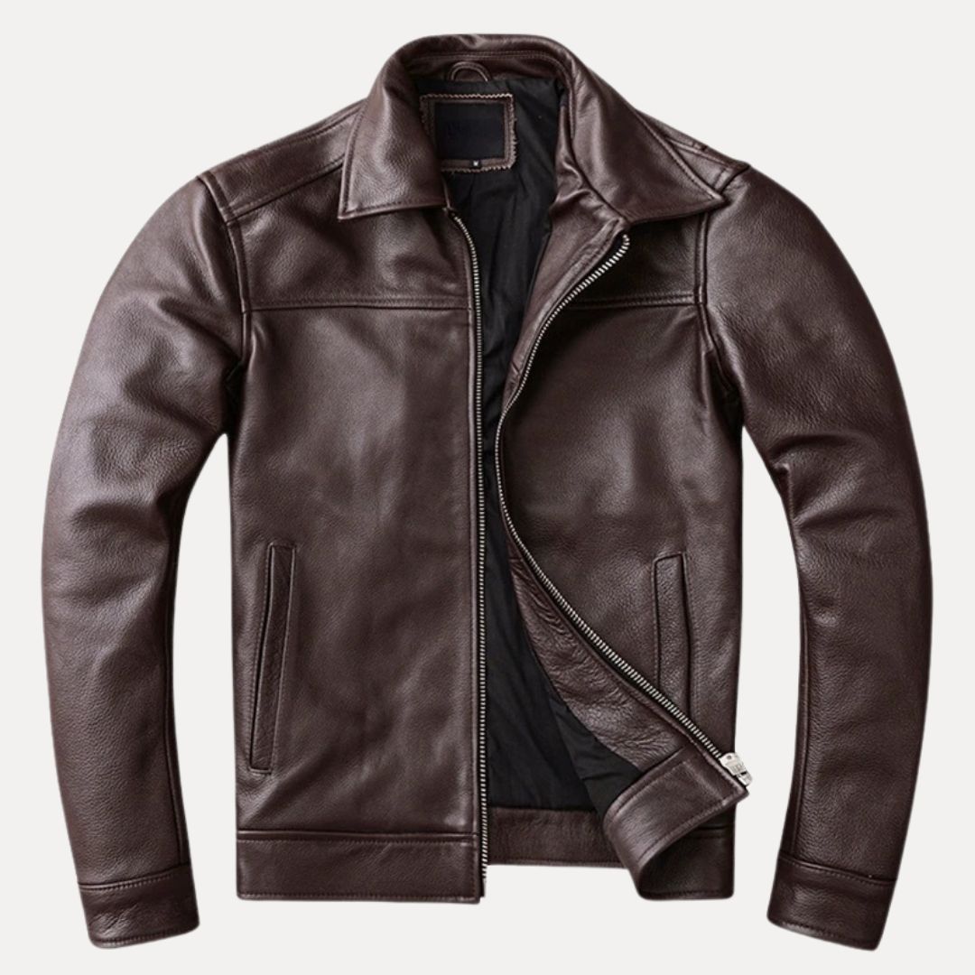brown cowhide