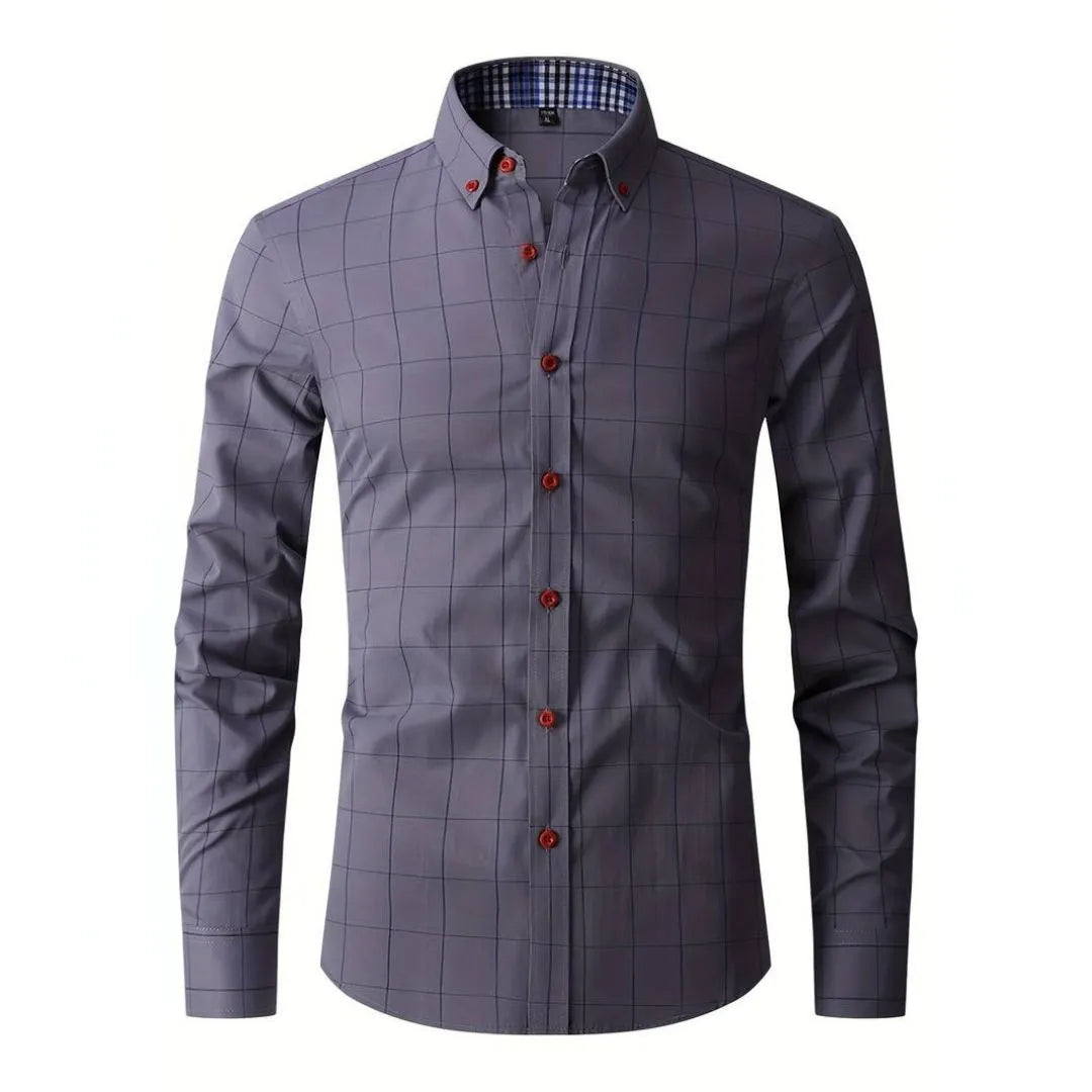 Vito Checked Long-Sleeved Shirt
