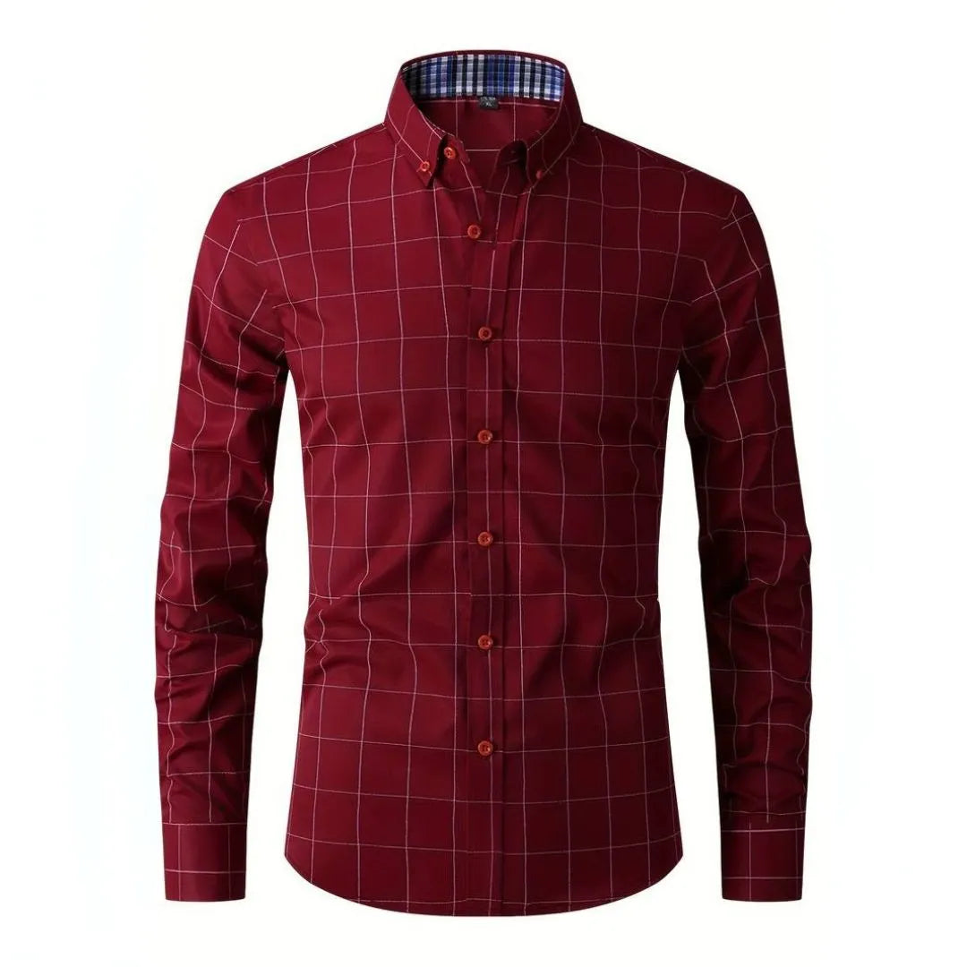 Vito Checked Long-Sleeved Shirt