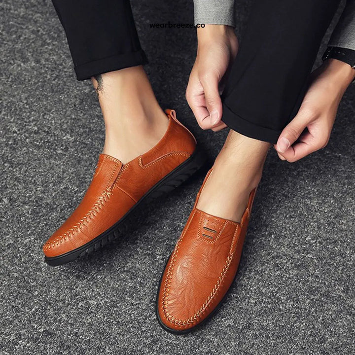 Vito Genuine Leather Casual Loafers