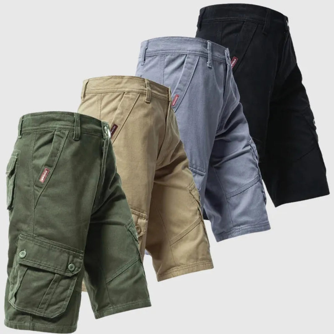 Wesley Heavy-Duty Multi-Pocket Cargo Shorts