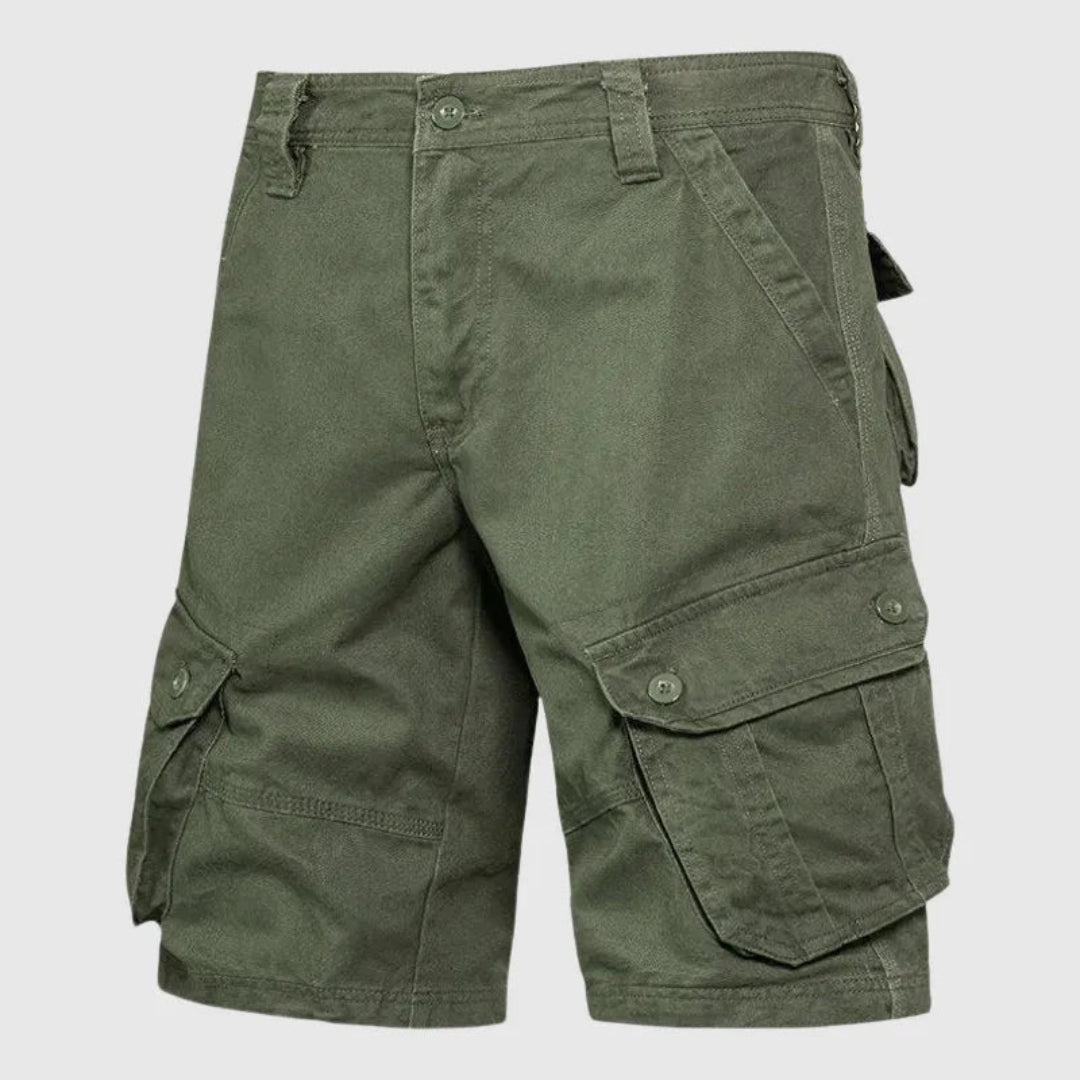 Wesley Heavy-Duty Multi-Pocket Cargo Shorts