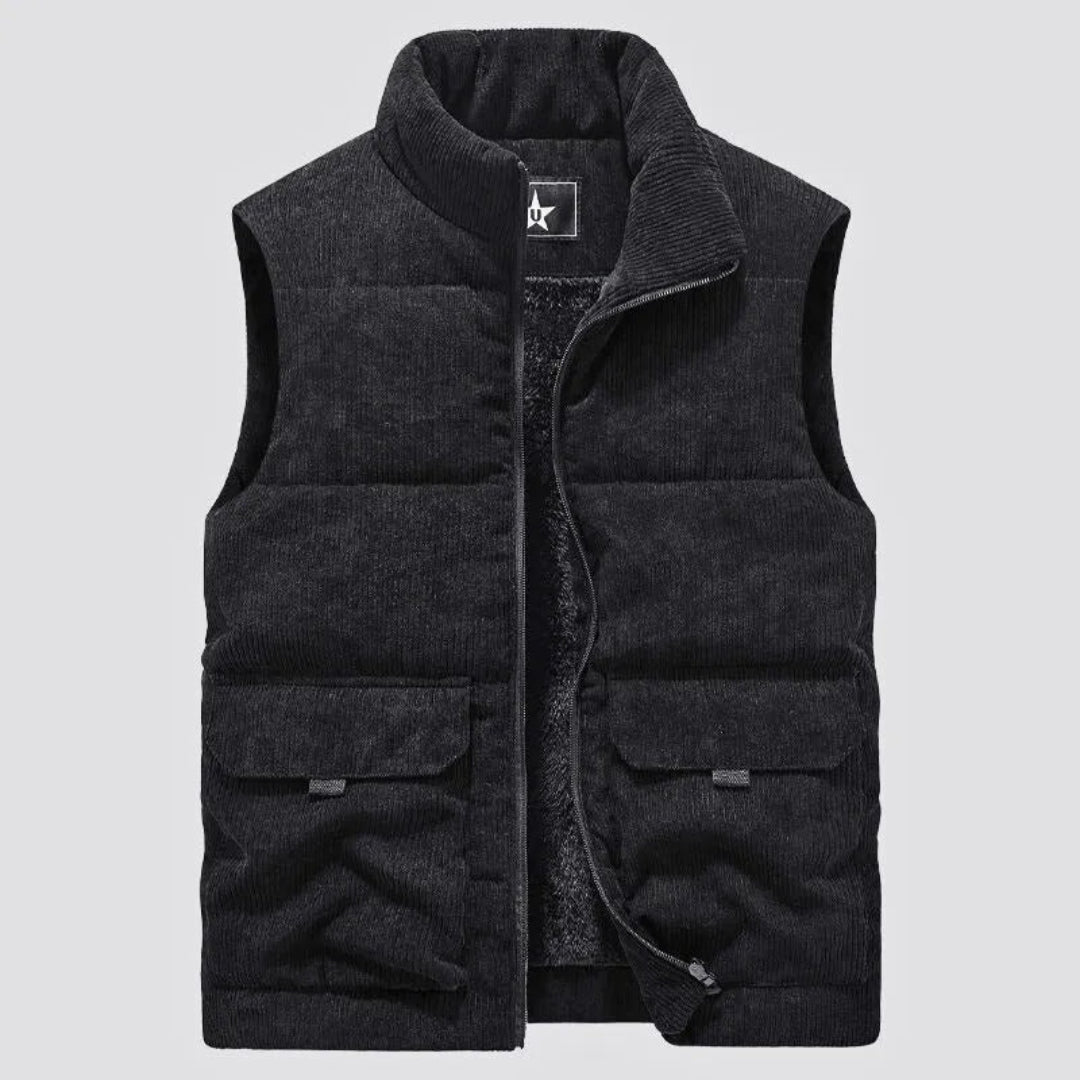 William Sherpa Corduroy Vest