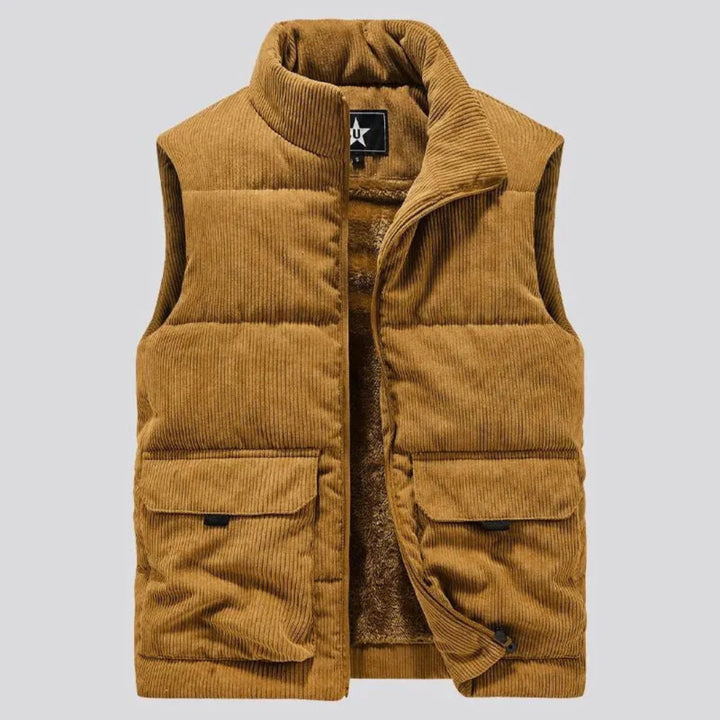 William Sherpa Corduroy Vest