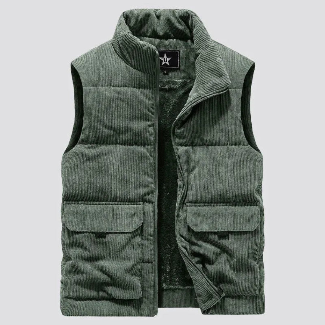 William Sherpa Corduroy Vest