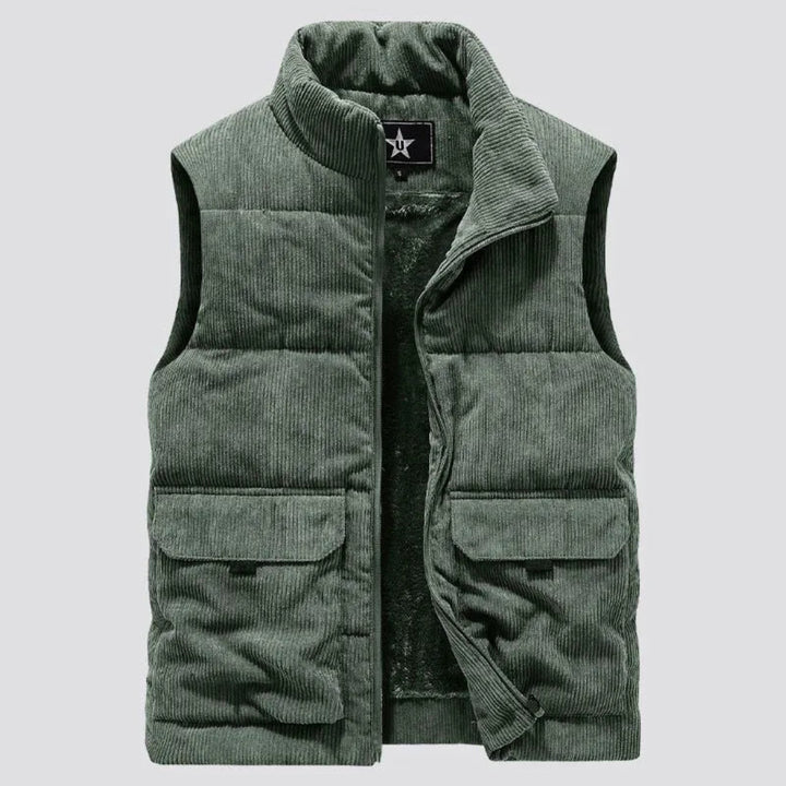 William Sherpa Corduroy Vest