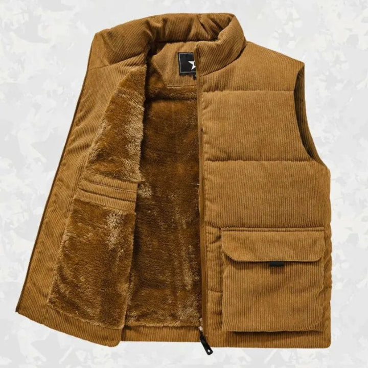 William Sherpa Corduroy Vest