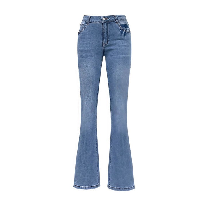 Women Bow Pocket Flare Jeans LionStyle