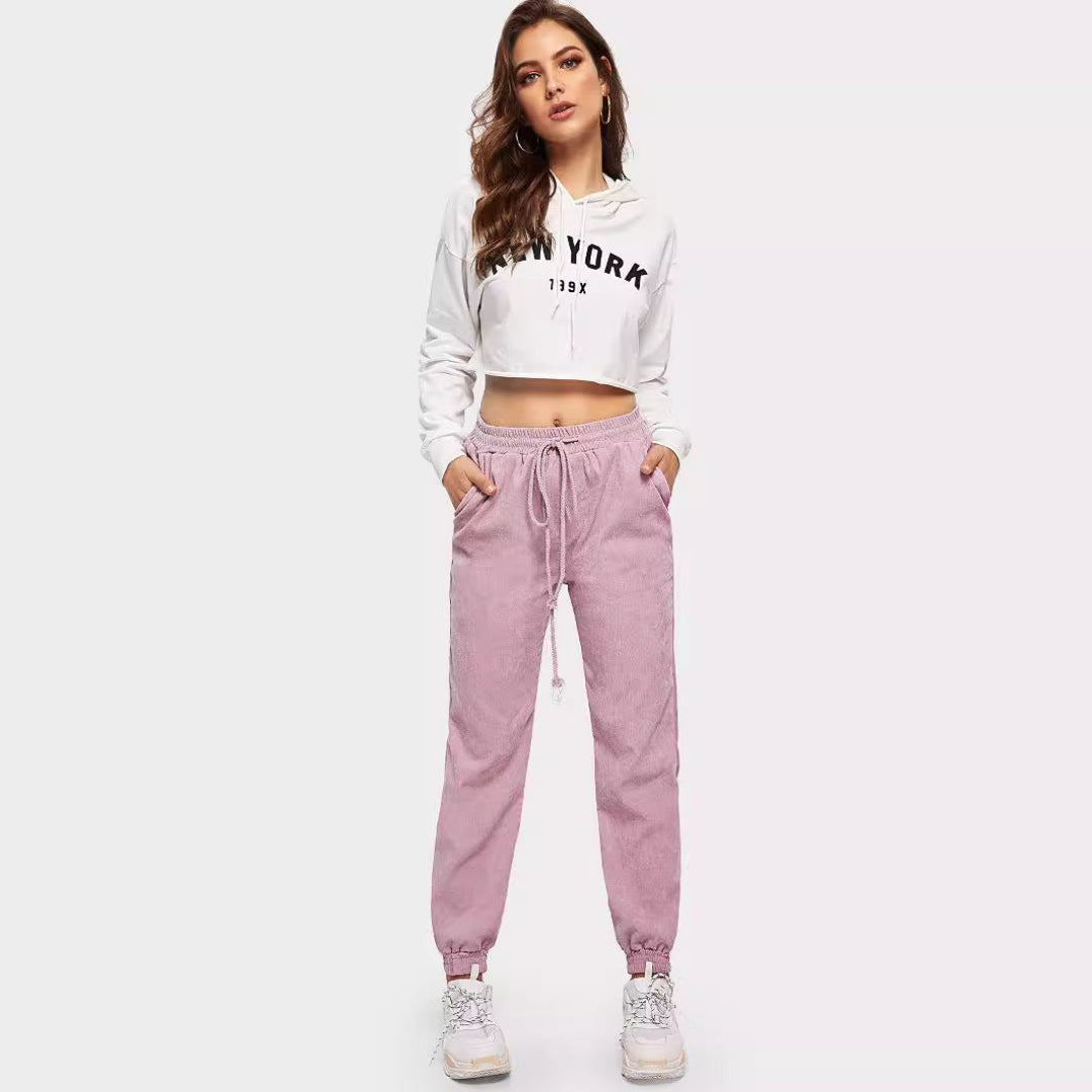 Women Casual Comfort Jogger Pants LionStyle