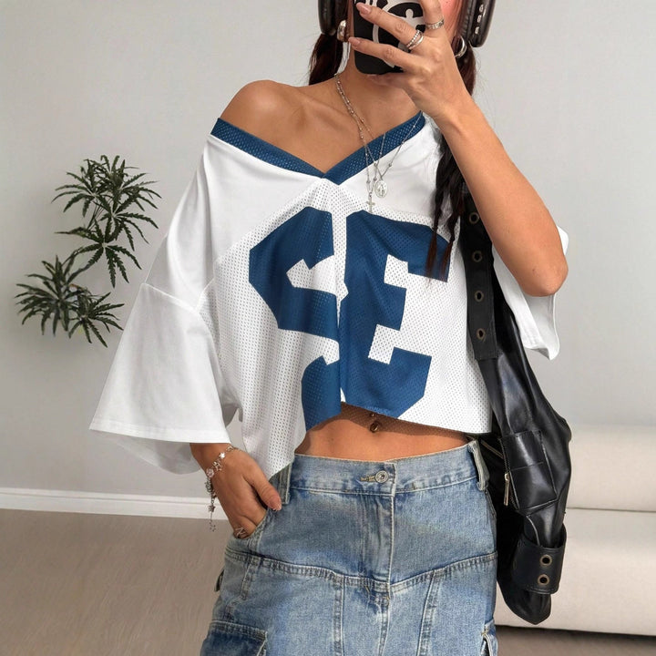 Women Casual Cropped T-Shirt LionStyle