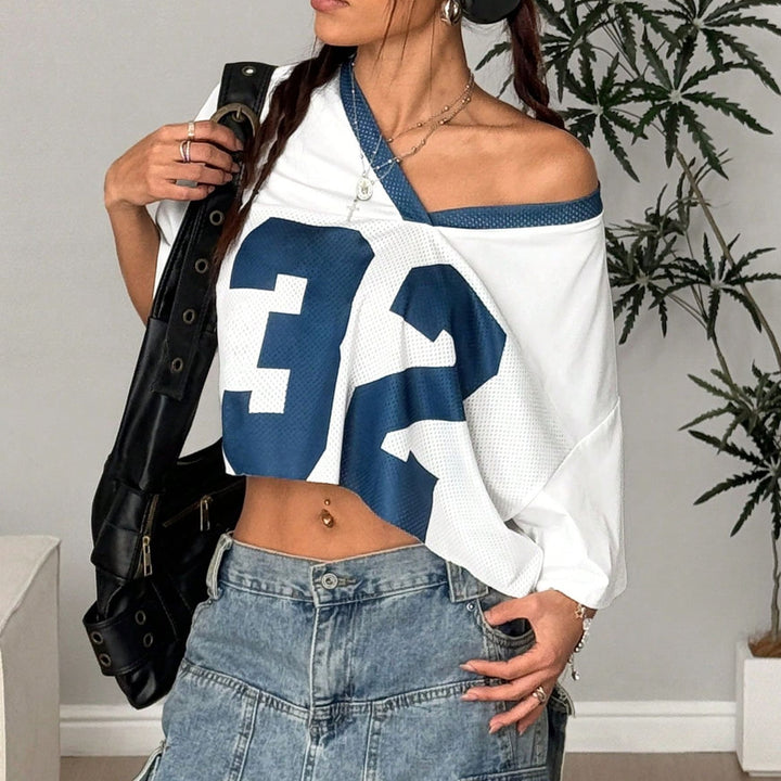 Women Casual Cropped T-Shirt LionStyle