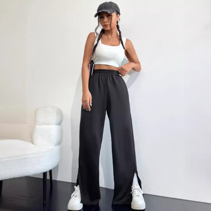 Women Casual Flow Wide Leg Pants LionStyle