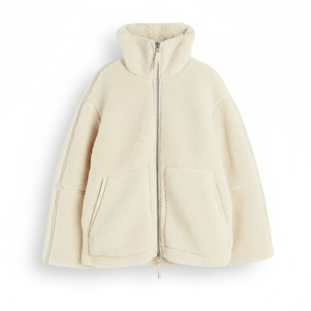 Women Casual Plush Zip Jacket LionStyle Lion Style
