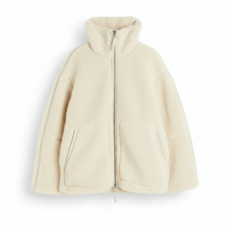 Women Casual Plush Zip Jacket LionStyle Lion Style
