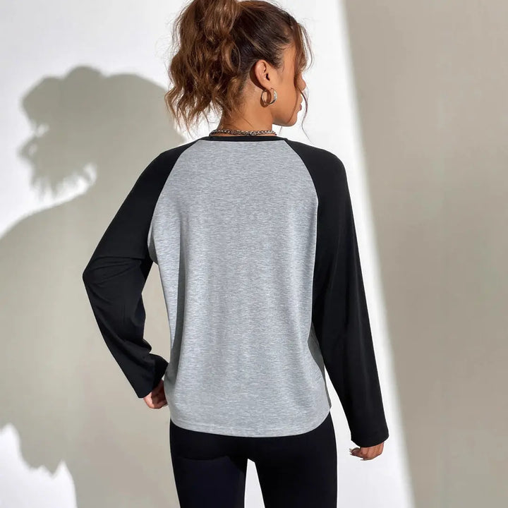 Women Chic Relaxed Raglan Top LionStyle Lion Style