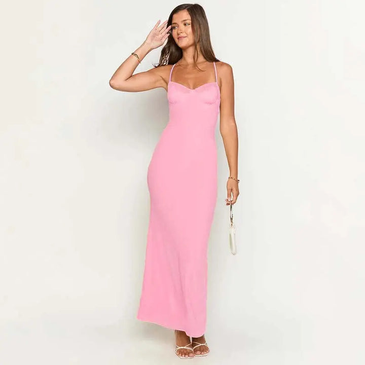Women Chic Vacation Maxi Dress LionStyle Lion Style