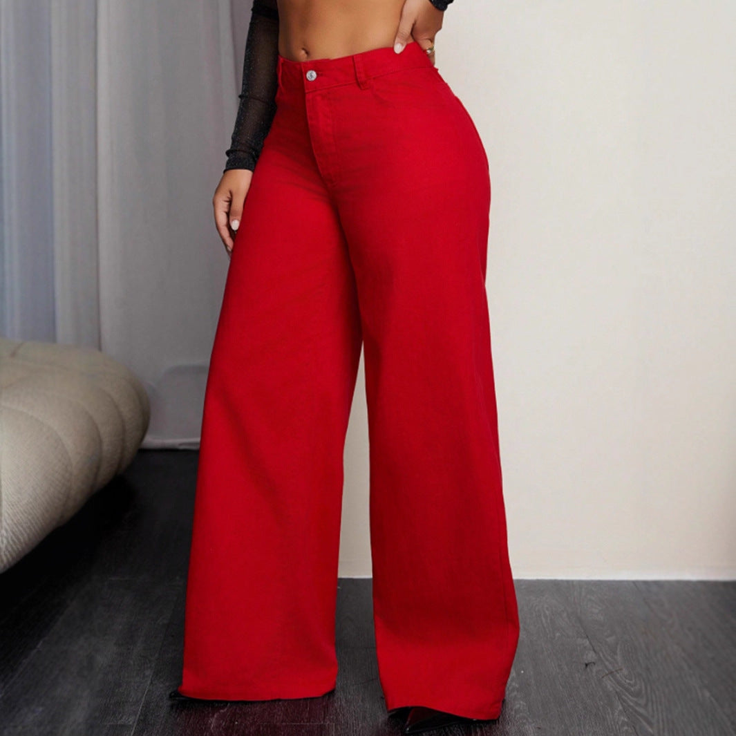 Women Chic Wide Leg Trousers LionStyle