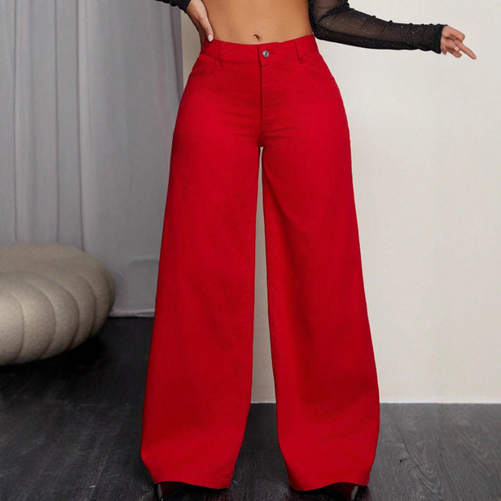 Women Chic Wide Leg Trousers LionStyle