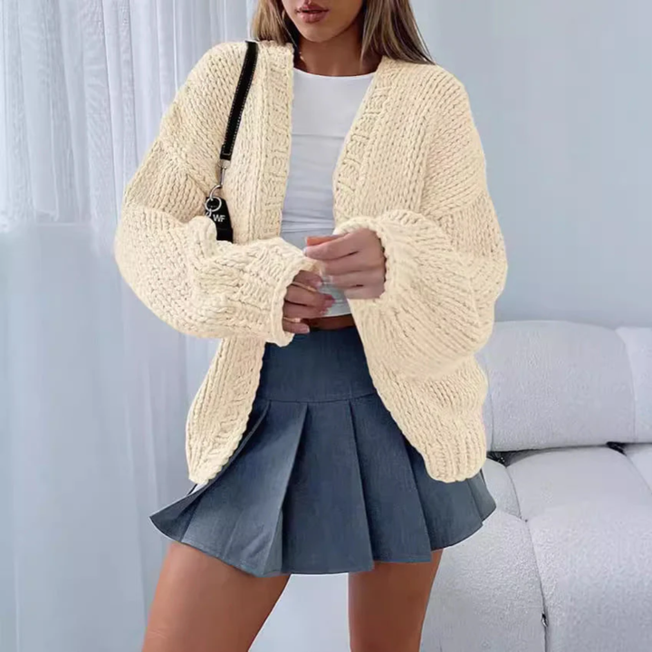 Women Chunky Knit Cardigan LionStyle Lion Style