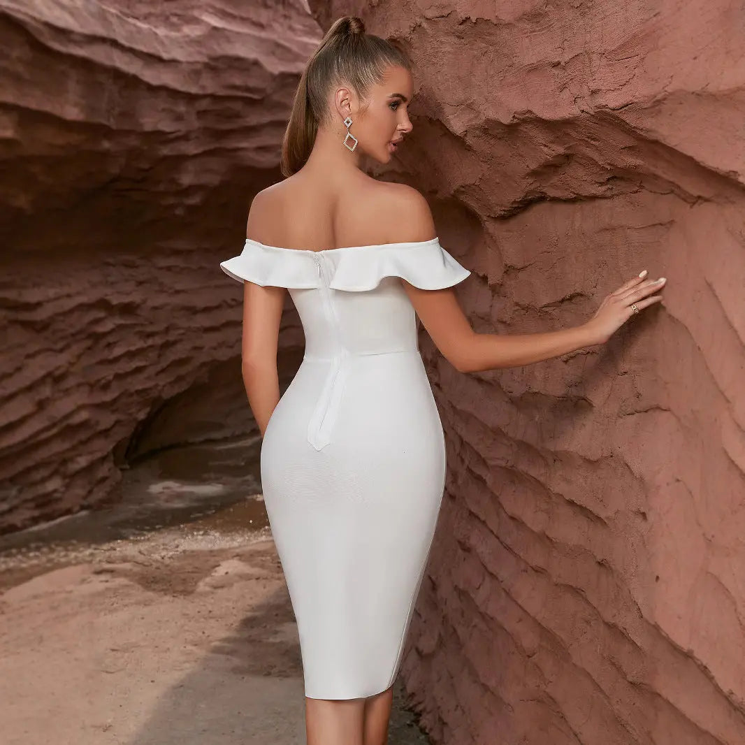 Women Crisscross Front Midi Dress LionStyle Lion Style