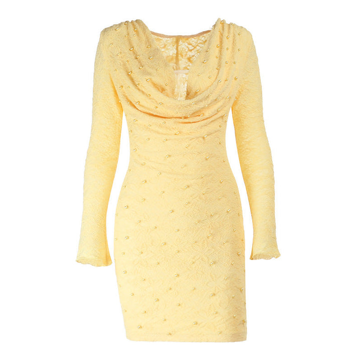 Women Keyhole Ruched Mini Dress LionStyle