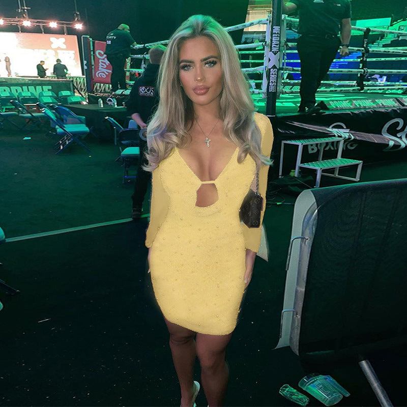 Women Keyhole Ruched Mini Dress LionStyle