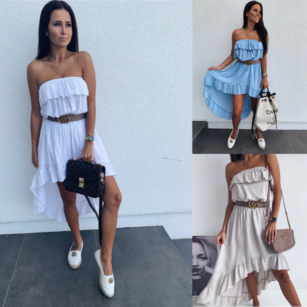 Women Lightweight Ruffle Dress LionStyle Lion Style